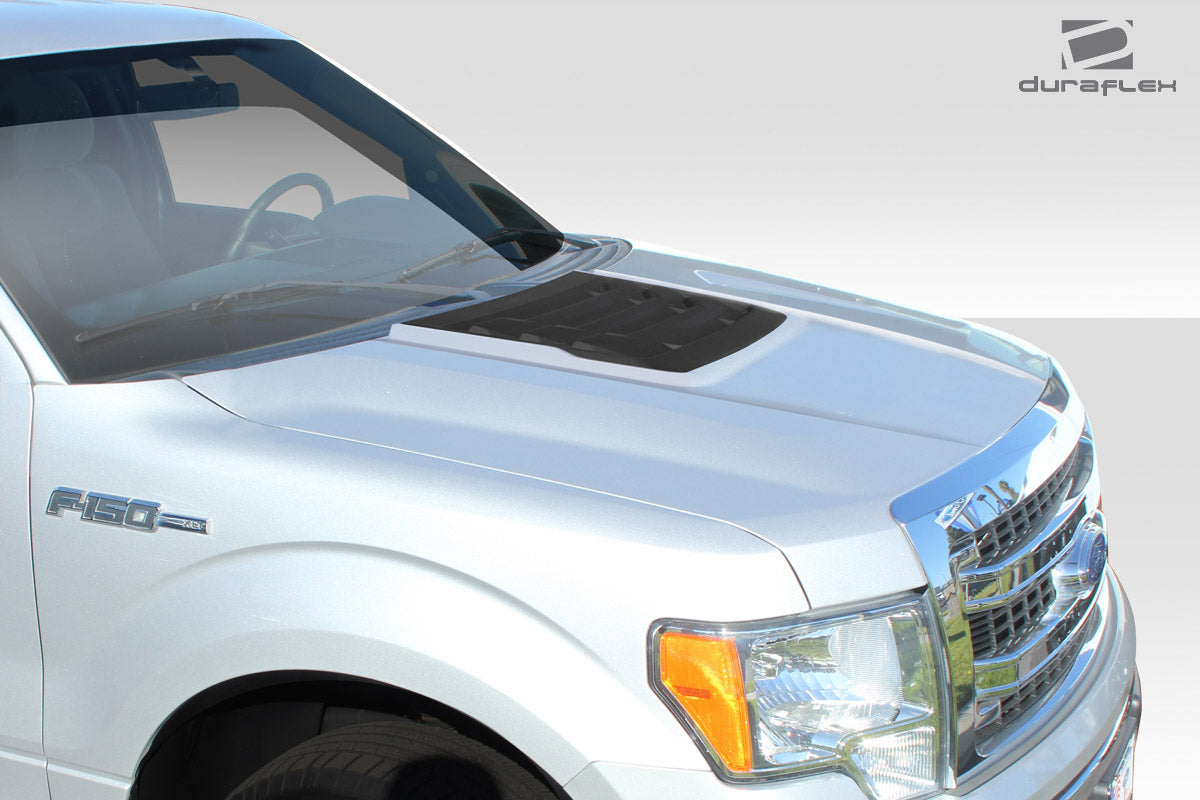 Extreme Dimensions Duraflex Raptor Look Hood Compatible With 2009-2014 Ford F150 - 1 Piece - 114101