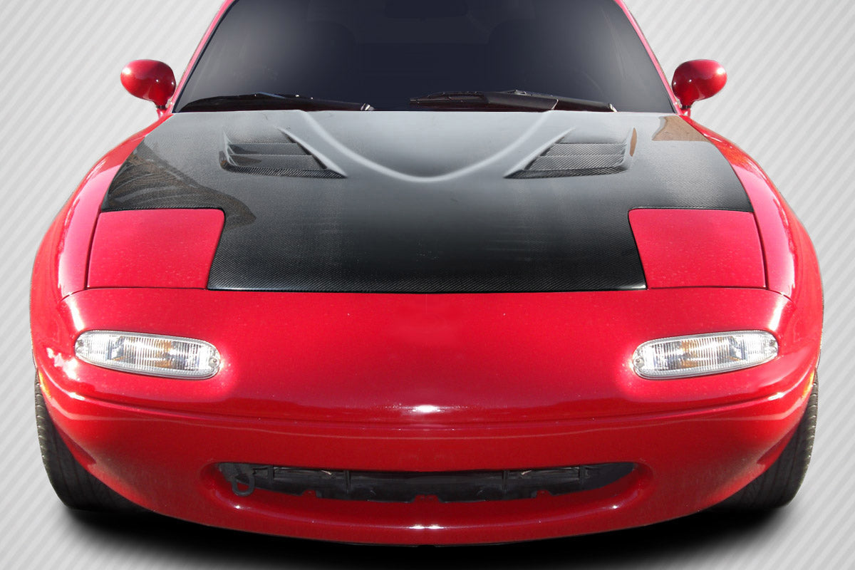 Carbon Creations Venom Hood Compatible With 1990-1997 Mazda Miata - 1 Piece - 114104