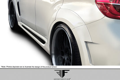 Aero Function AF-1 Side Skirts Compatible With 2015-2019 BMW X6 - 2 Piece - 114154