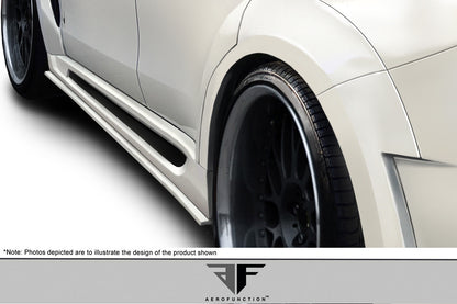 Aero Function AF-1 Side Skirts Splitters Compatible With 2015-2019 BMW X6 - 2 Piece - 114155