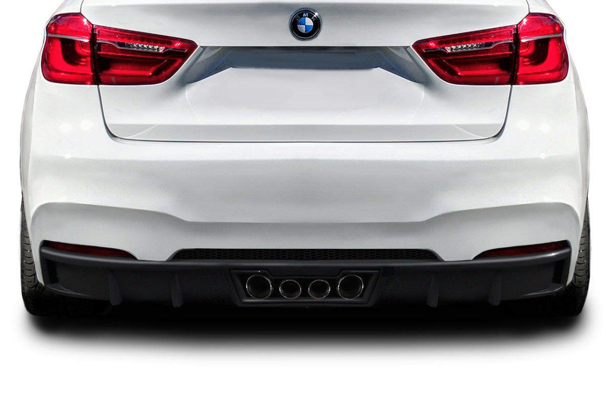 Aero Function AF-1 Rear Bumper Cover Compatible With 2015-2019 BMW X6 - 1 Piece - 114156