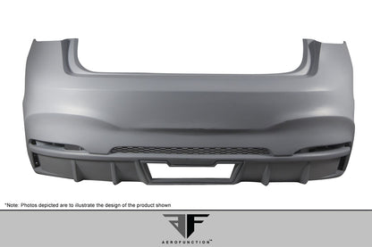 Aero Function AF-1 Rear Bumper Cover Compatible With 2015-2019 BMW X6 - 1 Piece - 114156
