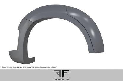 Aero Function AF-1 Rear Fender Compatible With 2015-2019 BMW X6 - 6 Piece - 114158