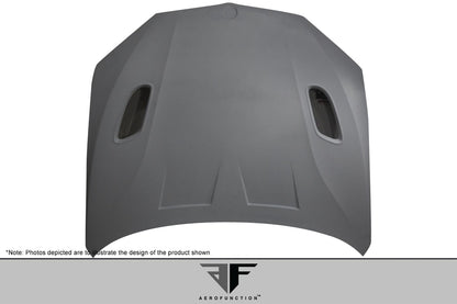 Aero Function AF-1 Hood Compatible With 2015-2019 BMW X6 - 1 Piece - 114161