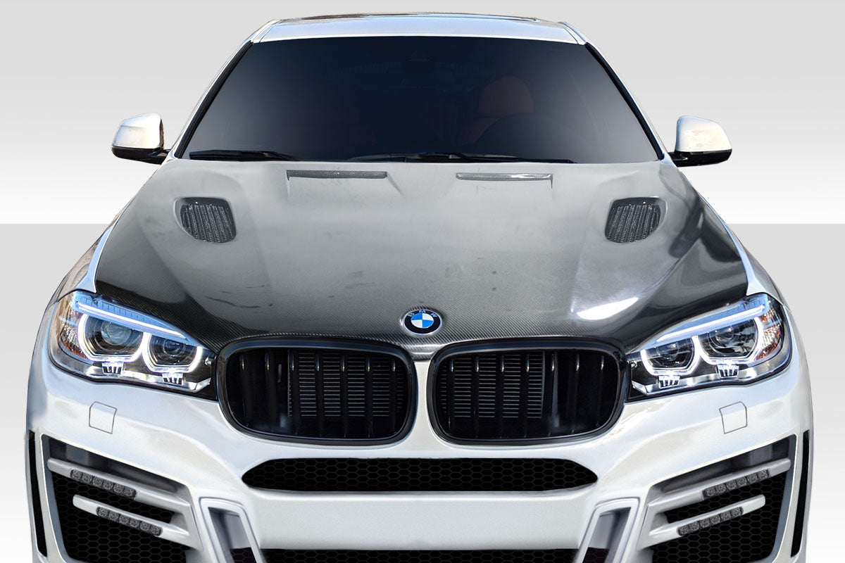 Aero Function AF-1 Carbon Hood Compatible With 2015-2019 BMW X6 - 1 Piece - 114162