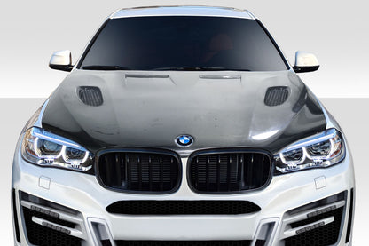 Aero Function AF-1 Carbon Hood Compatible With 2015-2019 BMW X6 - 1 Piece - 114162