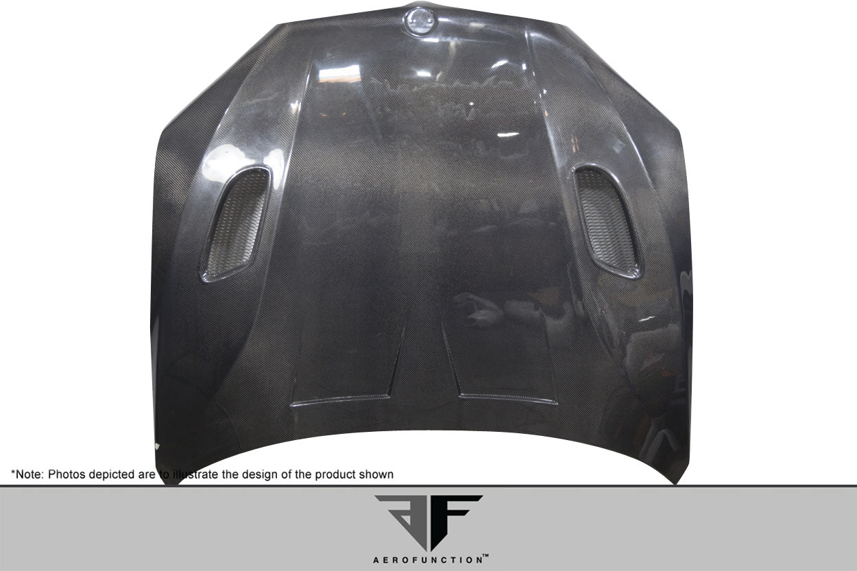 Aero Function AF-1 Carbon Hood Compatible With 2015-2019 BMW X6 - 1 Piece - 114162