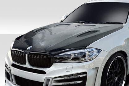 Aero Function AF-1 Carbon Hood Compatible With 2015-2019 BMW X6 - 1 Piece - 114162