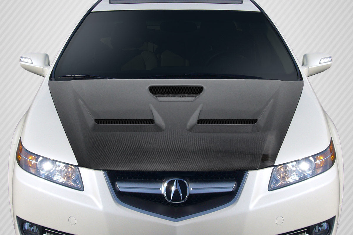 Carbon Creations C-1 Hood Compatible With 2004-2008 Acura TL - 1 Piece - 114175