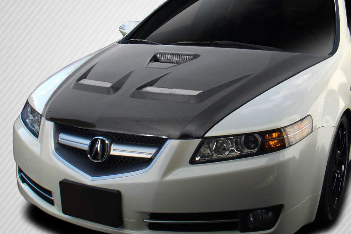 Carbon Creations C-1 Hood Compatible With 2004-2008 Acura TL - 1 Piece - 114175