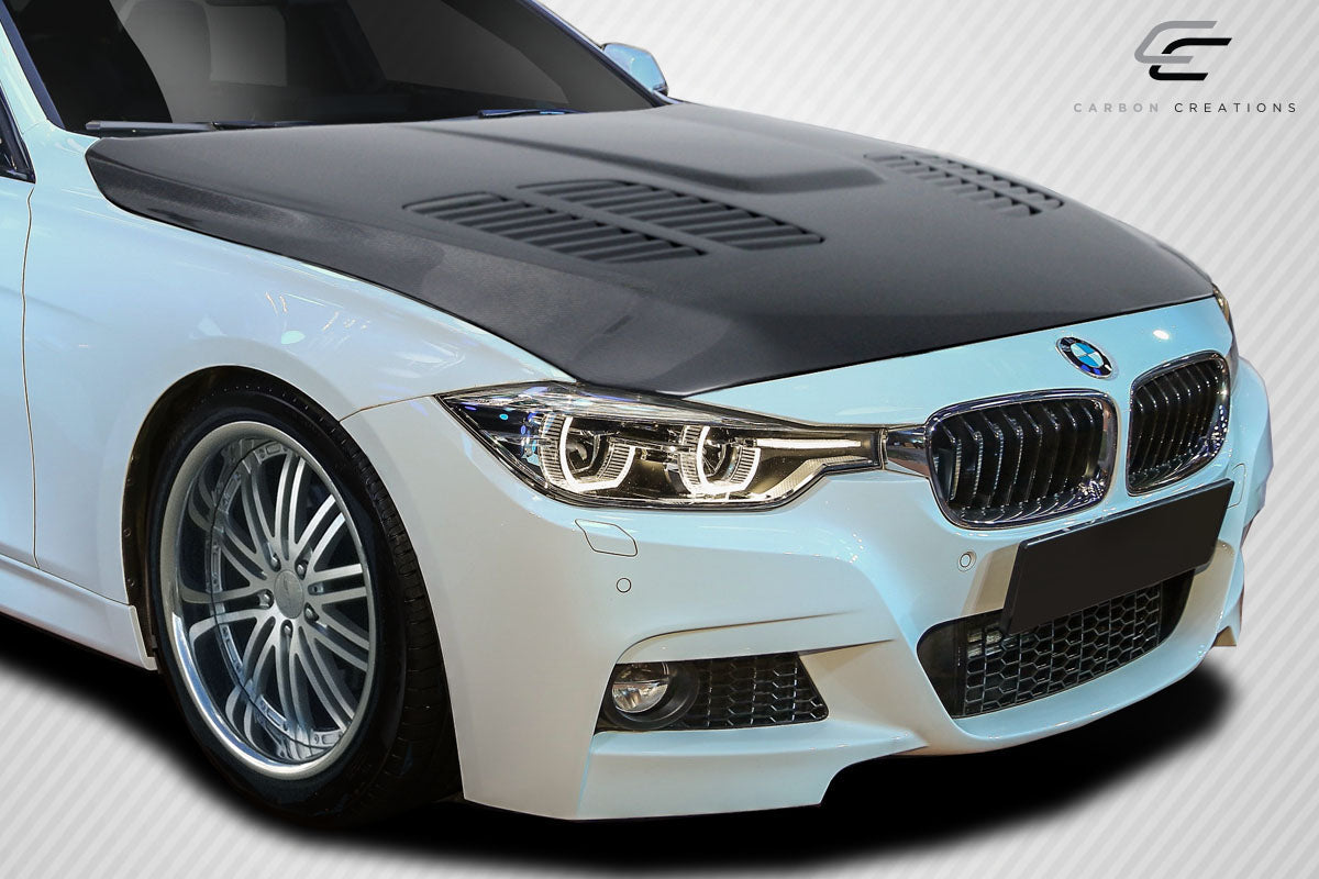 Carbon Creations GTR Hood Compatible With 2012-2018 BMW 3 Series - 1 Piece - 114205