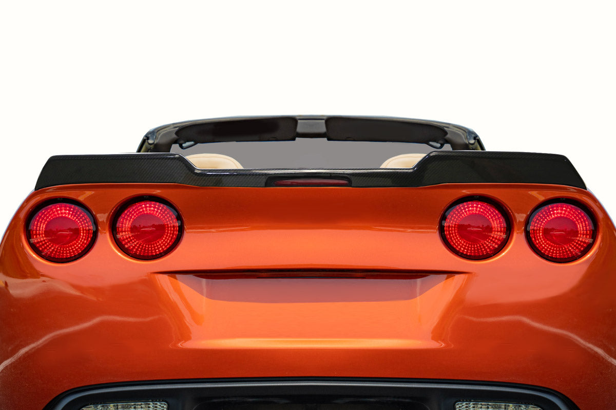 Carbon Creations Wickerbill Wing Spoiler Compatible With 2005-2013 Chevrolet Corvette - 1 Piece - 114222