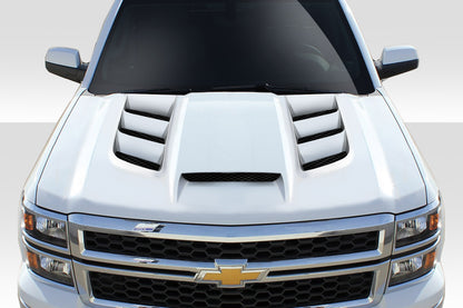 Extreme Dimensions Duraflex Viper Hood Compatible With 2014-2015 Chevrolet Silverado - 1 Piece - 114227