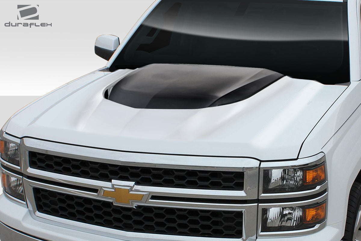 Extreme Dimensions Duraflex ZL1 V2 Hood Compatible With 2014-2015 Chevrolet Silverado - 1 Piece - 114228