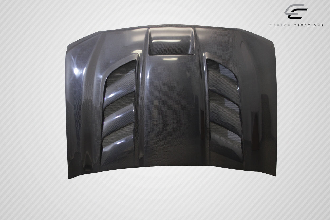 Carbon Creations Viper Hood Compatible With 2016-2018 Chevrolet Silverado - 1 Piece - 114230