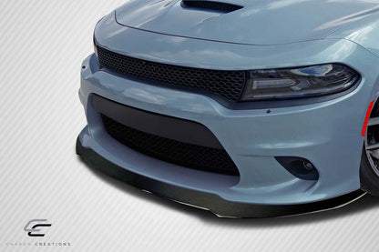 Carbon Creations DriTech Sonic Front Splitter Compatible With 2015-2023 Charger SRT/Hellcat - 1 Piece - 114237