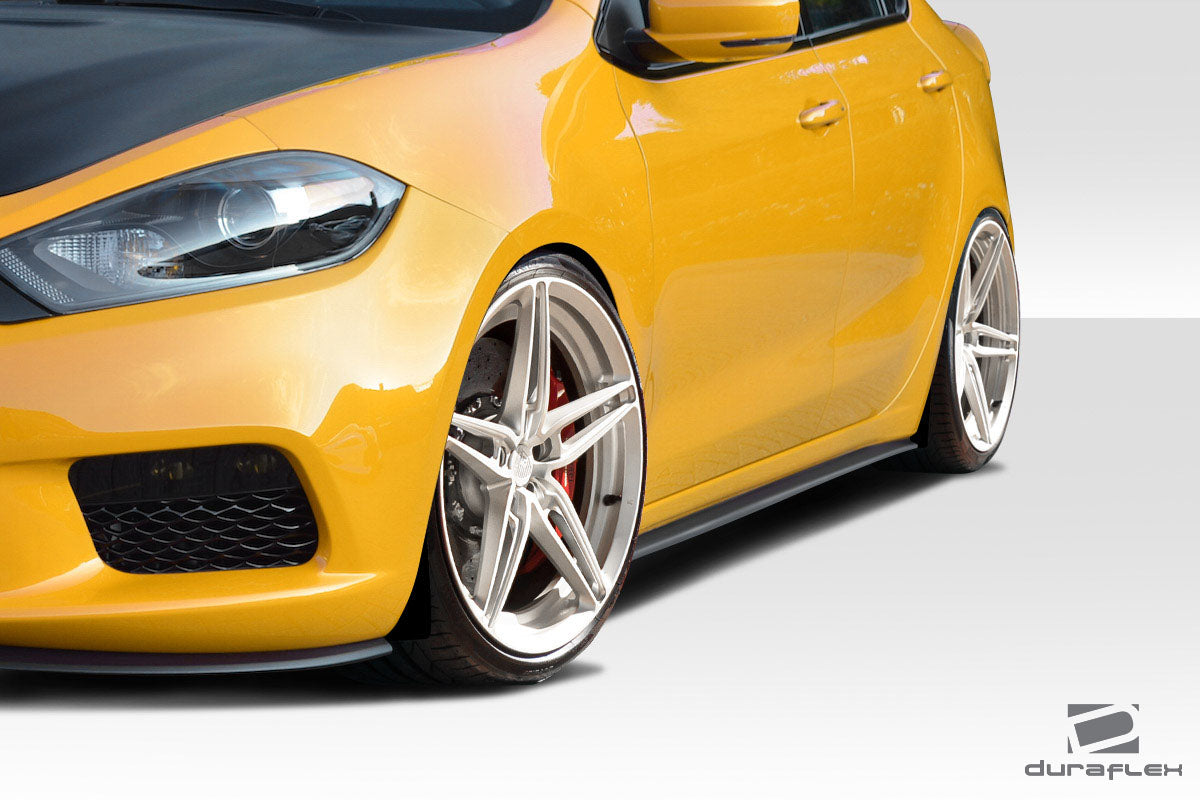 Extreme Dimensions Duraflex Scat Look Side Skirts Compatible With 2013-2016 Dodge Dart - 2 Piece - 114243