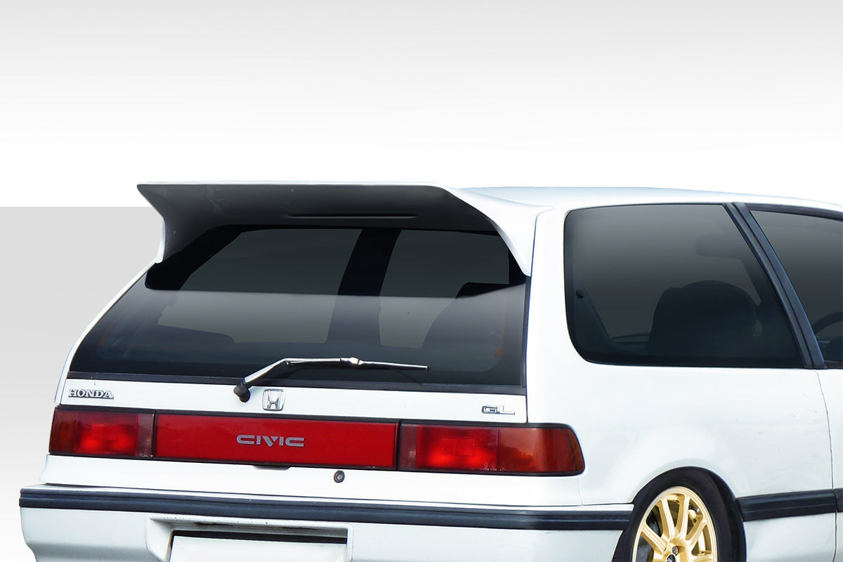 Extreme Dimensions Duraflex JS Wing Spoiler Compatible With 1988-1991 Honda Civic - 1 Piece - 114267
