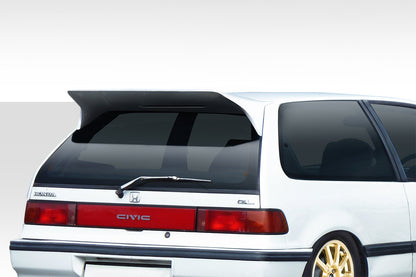 Extreme Dimensions Duraflex JS Wing Spoiler Compatible With 1988-1991 Honda Civic - 1 Piece - 114267