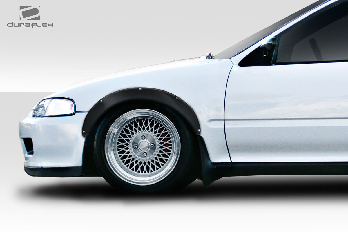 Extreme Dimensions Duraflex J Spec Fender Flare Compatible With 1992-1995 Honda Civic - 4 Piece - 114268