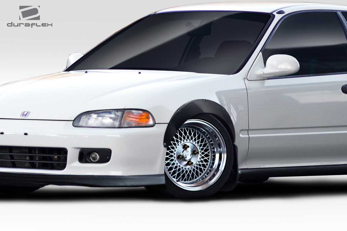 Extreme Dimensions Duraflex J Spec Fender Flare Compatible With 1992-1995 Honda Civic - 4 Piece - 114268
