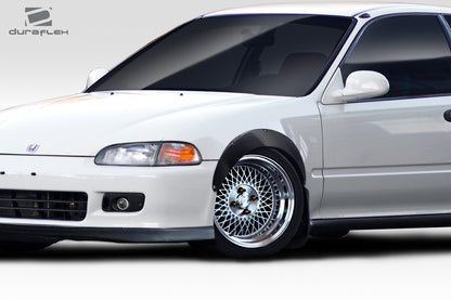 Extreme Dimensions Duraflex J Spec Fender Flare Compatible With 1992-1995 Honda Civic - 4 Piece - 114268
