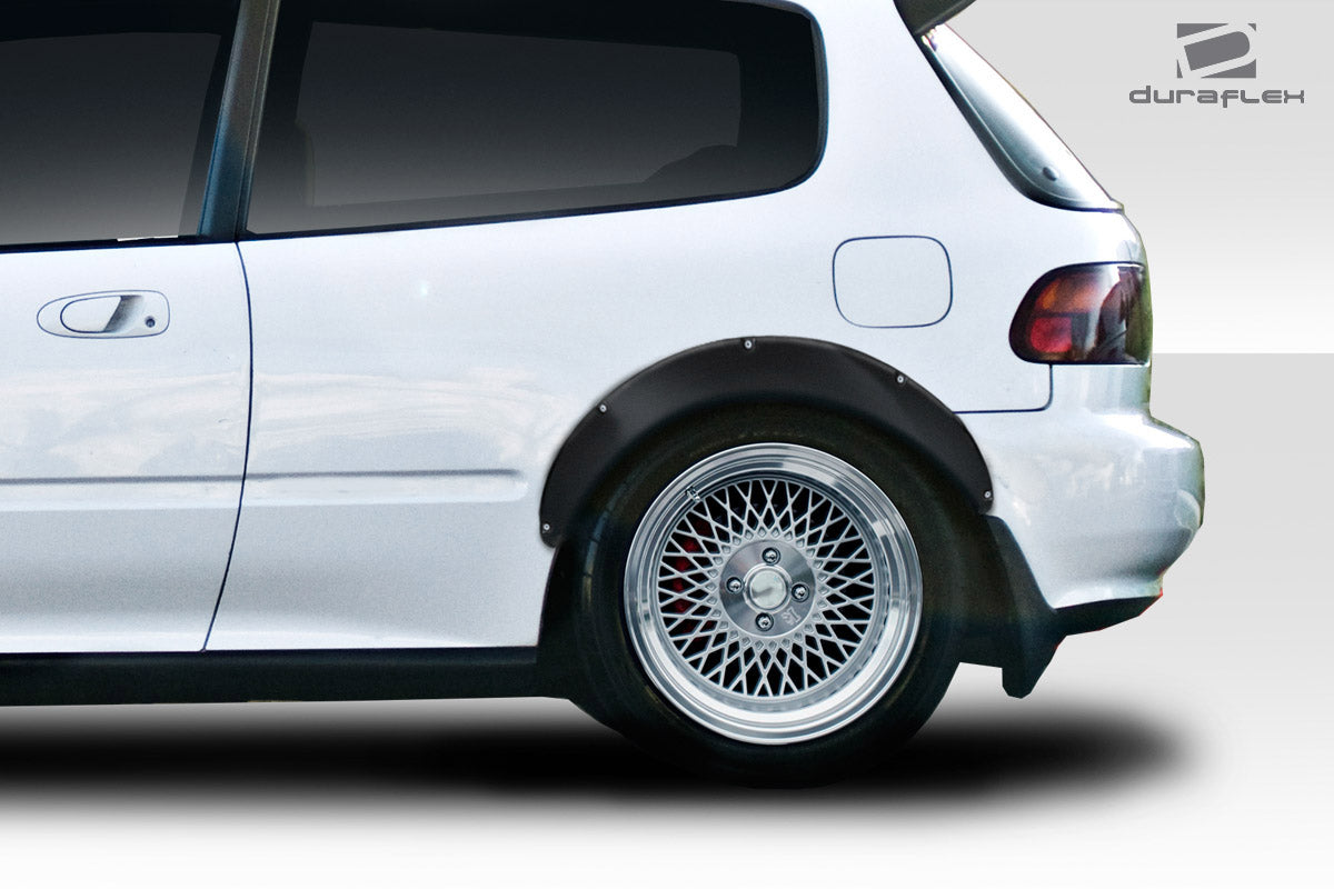 Extreme Dimensions Duraflex J Spec Fender Flare Compatible With 1992-1995 Honda Civic - 4 Piece - 114268
