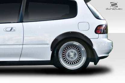 Extreme Dimensions Duraflex J Spec Fender Flare Compatible With 1992-1995 Honda Civic - 4 Piece - 114268