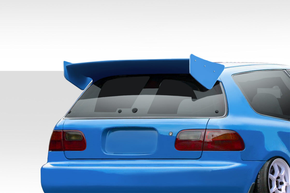 Extreme Dimensions Duraflex RBS Wing Spoiler Compatible With 1992-1995 Honda Civic HB - 3 Piece - 114272