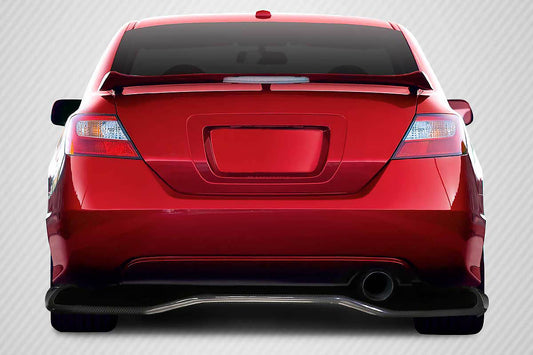 Carbon Creations VTX Rear Lip Add On Spoiler Compatible With 2006-2011 Honda Civic - 1 Piece - 114276