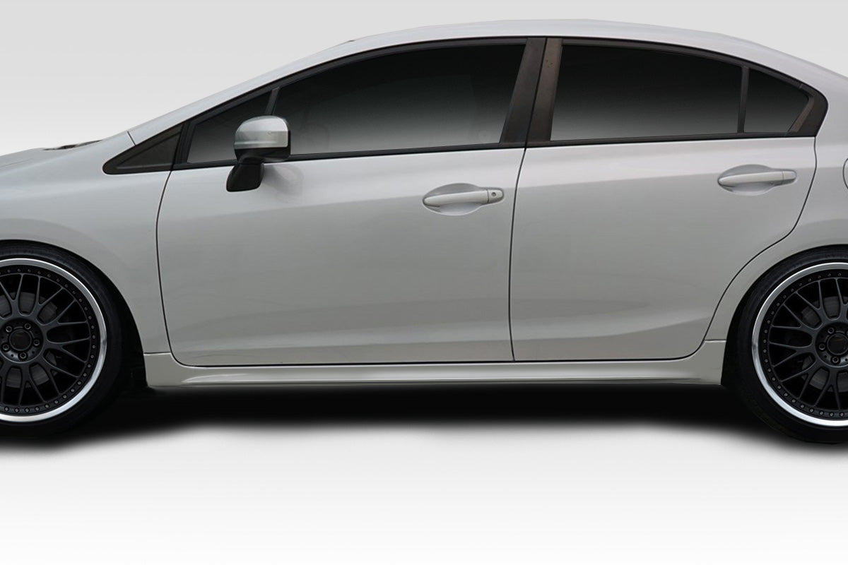 Extreme Dimensions Duraflex RR Side Skirts Compatible With 2012-2015 Honda Civic - 2 Piece - 114286