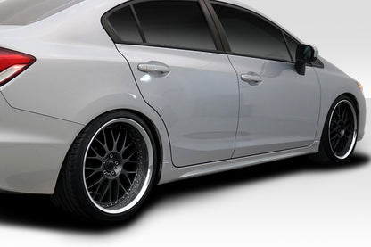 Extreme Dimensions Duraflex RR Side Skirts Compatible With 2012-2015 Honda Civic - 2 Piece - 114286