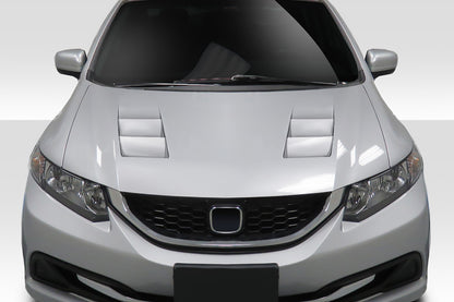 Extreme Dimensions Duraflex TS-1 Hood Compatible With 2012-2015 Honda Civic - 1 Piece - 114289