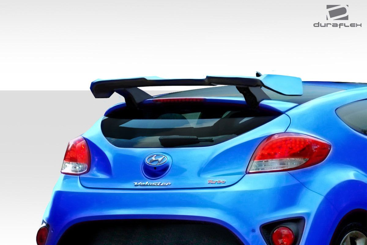 Extreme Dimensions Duraflex MR Wing Spoiler Compatible With 2012-2017 Hyundai Veloster - 3 Piece - 114307