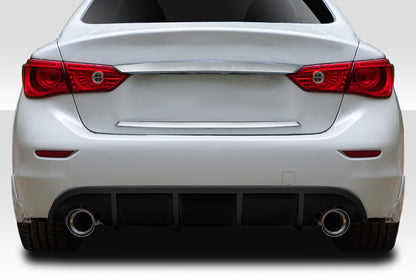 Extreme Dimensions Duraflex VIP Rear Lip Add On Spoiler Compatible With 2014-2017 Infiniti Q50 - 1 Piece - 114328