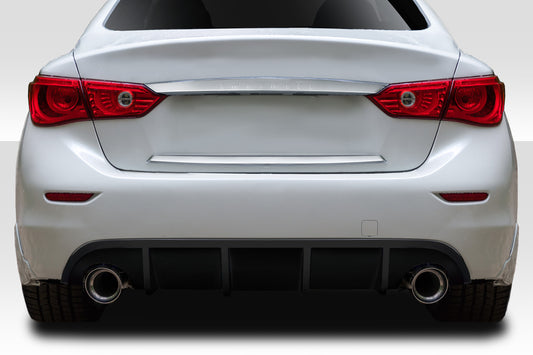 Extreme Dimensions Duraflex VIP Rear Lip Add On Spoiler Compatible With 2014-2017 Infiniti Q50 - 1 Piece - 114328