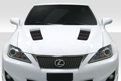 Extreme Dimensions Duraflex TS-2 Hood Compatible With 2006-2013 Lexus IS - 1 Piece - 114335