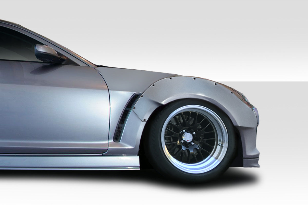 Extreme Dimensions Duraflex RBS Front Fenders Flare Compatible With 2004-2008 Mazda RX8 - 2 Piece - 114361