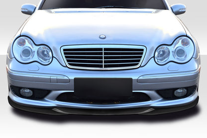 Extreme Dimensions Duraflex L-Sport Front Lip Spoiler Compatible With 2001-2007 Mercedes C Class - 1 Piece - 114364