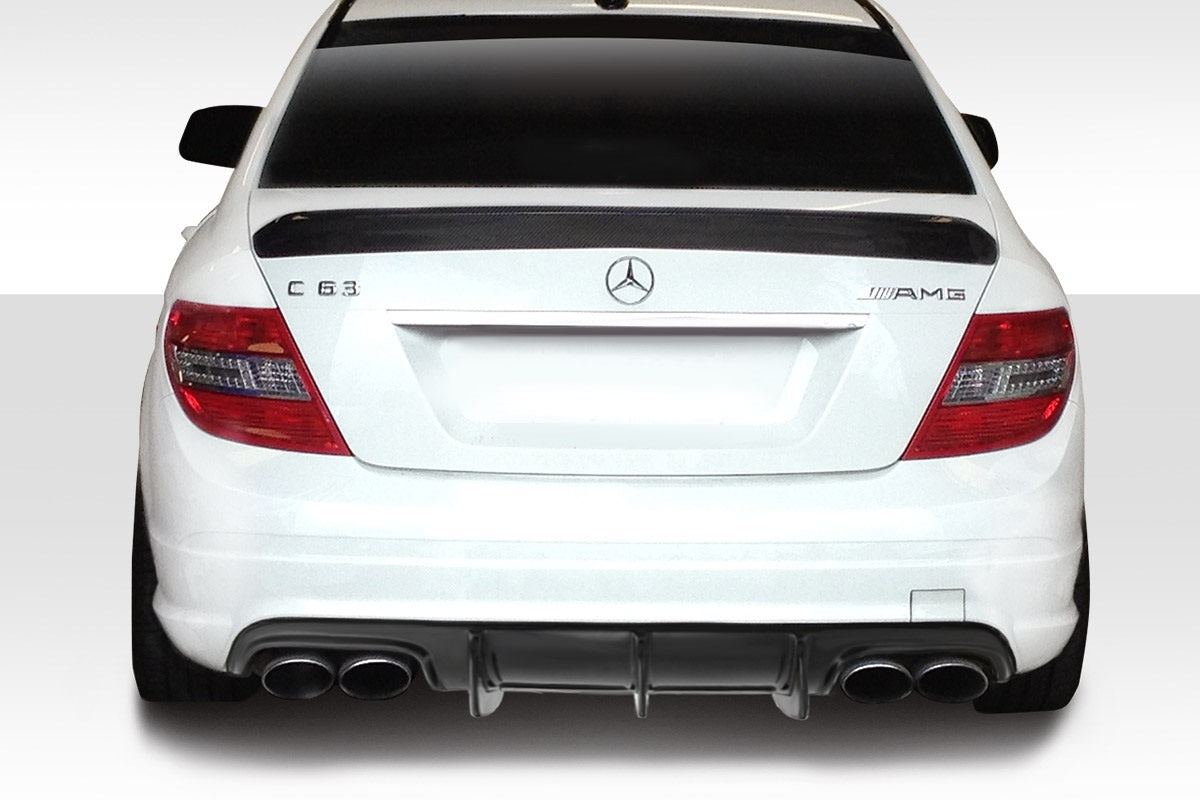 Extreme Dimensions Duraflex Super Fin Rear Lip Add On Spoiler Compatible With 2008-2011 Mercedes C63 - 1 Piece - 114366