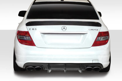 Extreme Dimensions Duraflex Super Fin Rear Lip Add On Spoiler Compatible With 2008-2011 Mercedes C63 - 1 Piece - 114366