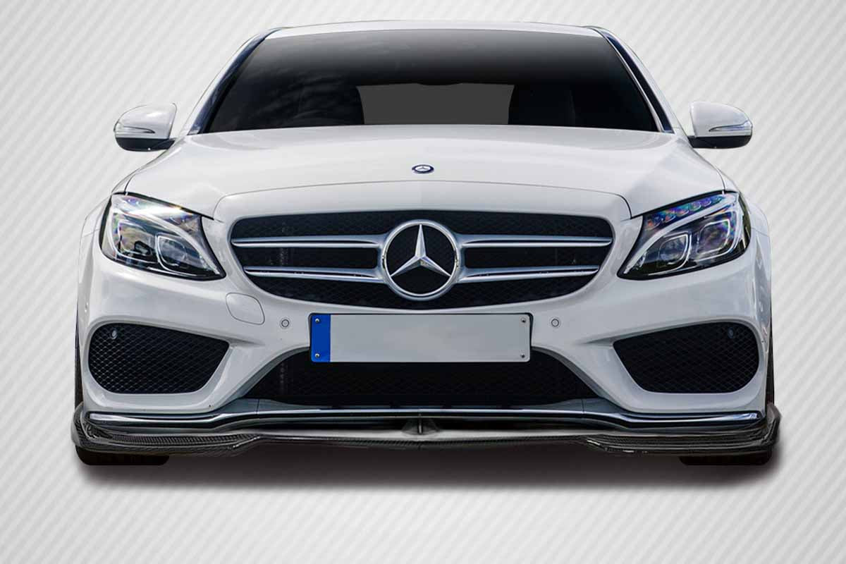 Carbon Creations DriTech Fortune Front Lip Spoiler Compatible With 2015-2021 Mercedes C Class W025 - 1 Piece - 114375