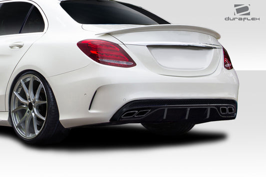 Extreme Dimensions Duraflex C63 Look Rear Diffuser Compatible With 2015-2021 Mercedes C Class W205 - 1 Piece - 114376