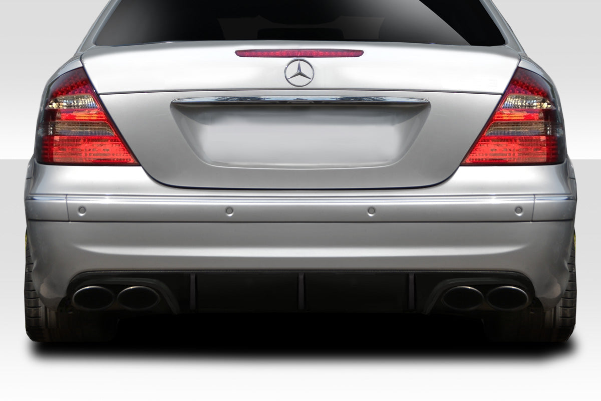 Extreme Dimensions Duraflex L Sport Rear Lip Add On Spoiler Compatible With 2003-2006 Mercedes E Class - 1 Piece - 114383