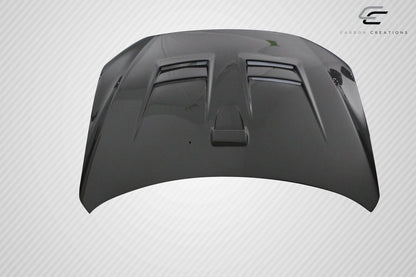 Carbon Creations D Spec Hood Compatible With 2008-2017 Mitsubishi Lancer - 1 Piece - 114384