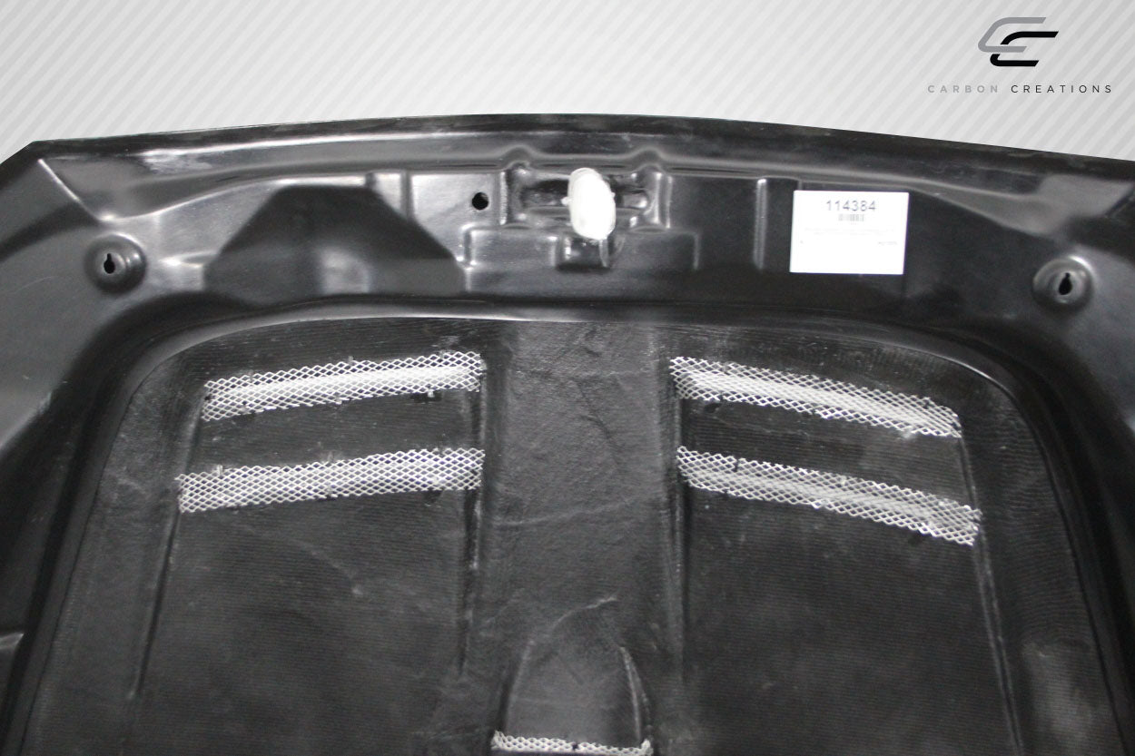 Carbon Creations D Spec Hood Compatible With 2008-2017 Mitsubishi Lancer - 1 Piece - 114384