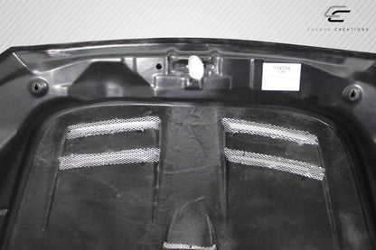 Carbon Creations D Spec Hood Compatible With 2008-2017 Mitsubishi Lancer - 1 Piece - 114384