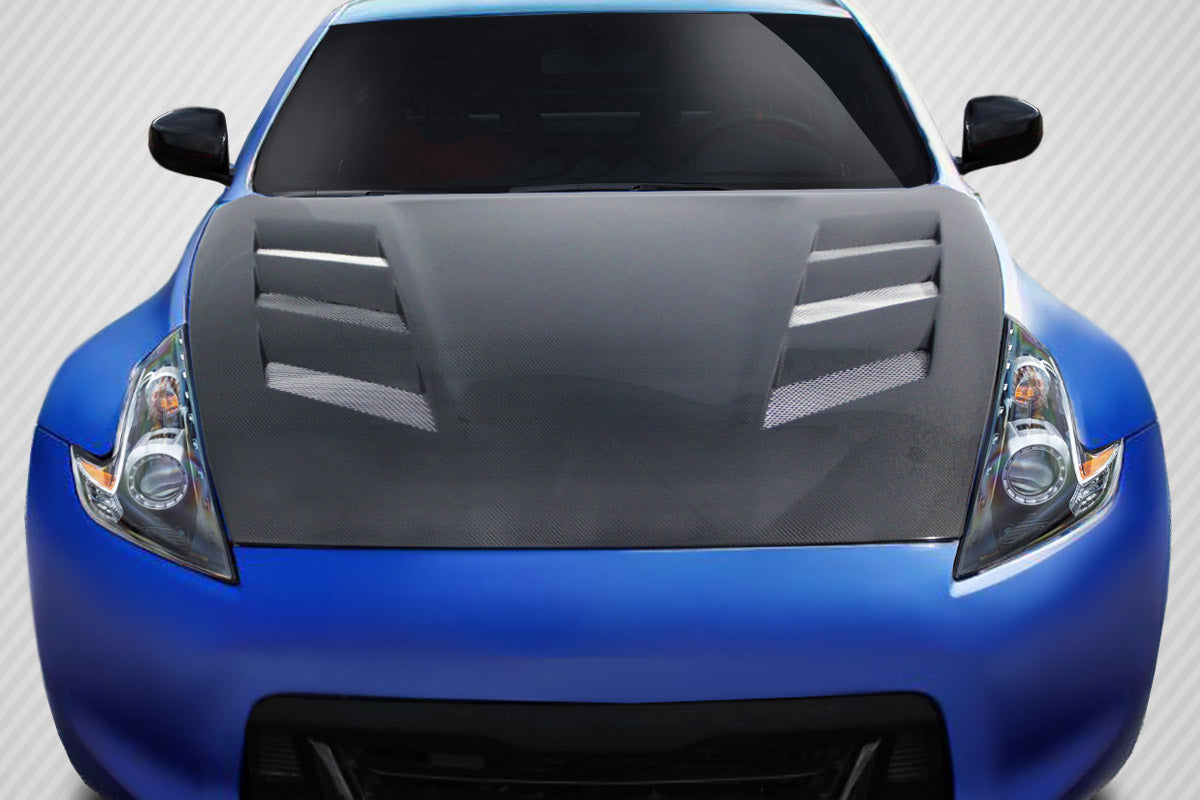 Carbon Creations AM-S Hood Compatible With 2009-2020 Nissan 370Z - 1 Piece - 114386