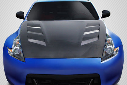 Carbon Creations AM-S Hood Compatible With 2009-2020 Nissan 370Z - 1 Piece - 114386