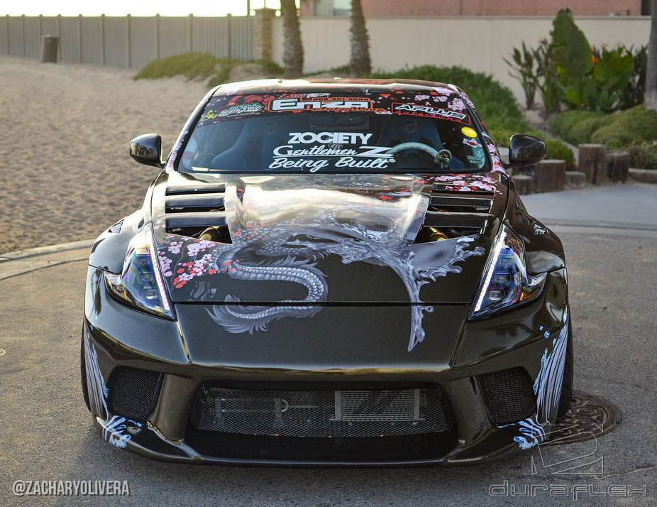 Extreme Dimensions Duraflex AM-S Hood Compatible With 2009-2020 Nissan 370Z - 1 Piece - 114387